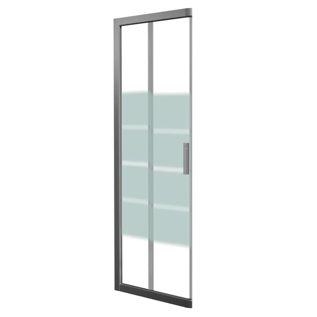 LATO PER ANGOLO FLORA (96-100) H190cm VETRO TEMPERATO SERIGRAFATO 6mm PROFILI CROMATI | Tecnomat LATO PER ANGOLO FLORA (96-100) H190cm VETRO TEMPERATO SERIGRAFATO 6mm PROFILI CROMATI | Tecnomat