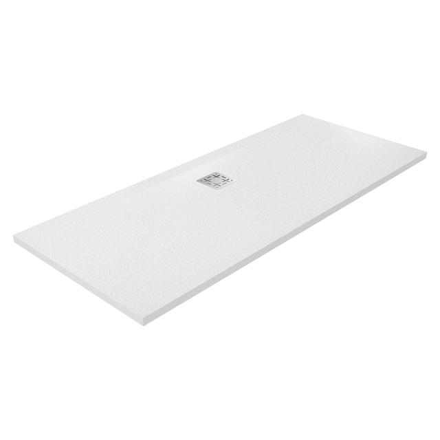 PIATTO DOCCIA EFFETTO PIETRA MARMORESINA BIANCO 70x170 cm H 3 cm PILETTA Ø 90 mm | Tecnomat PIATTO DOCCIA EFFETTO PIETRA MARMORESINA BIANCO 70x170 cm H 3 cm PILETTA Ø 90 mm | Tecnomat