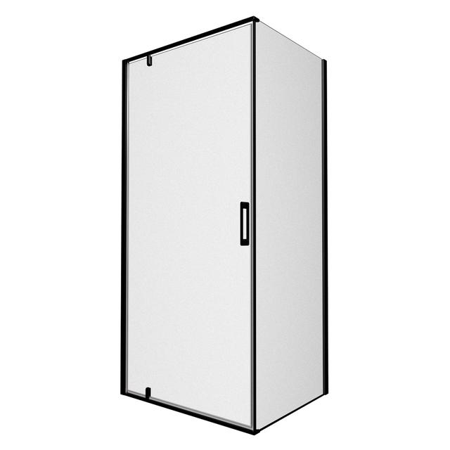 LATO FISSO LUCE (88-90) H200 cm VETRO TEMPERATO TRASPARENTE 6 mm PROFILI NERI | Tecnomat LATO FISSO LUCE (88-90) H200 cm VETRO TEMPERATO TRASPARENTE 6 mm PROFILI NERI | Tecnomat