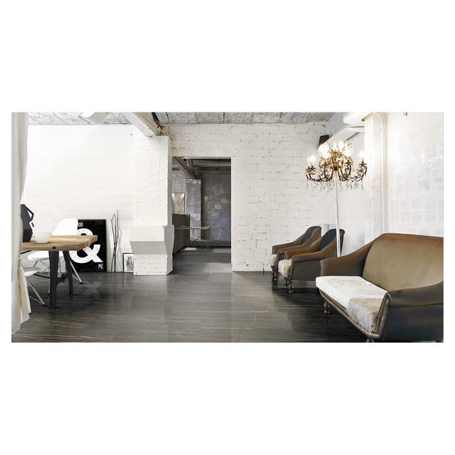 RIVESTIMENTO THUNDER BLACK 60x120x0,9 cm RETTIFICATO GRES PORCELLANATO | Tecnomat RIVESTIMENTO THUNDER BLACK 60x120x0,9 cm RETTIFICATO GRES PORCELLANATO | Tecnomat