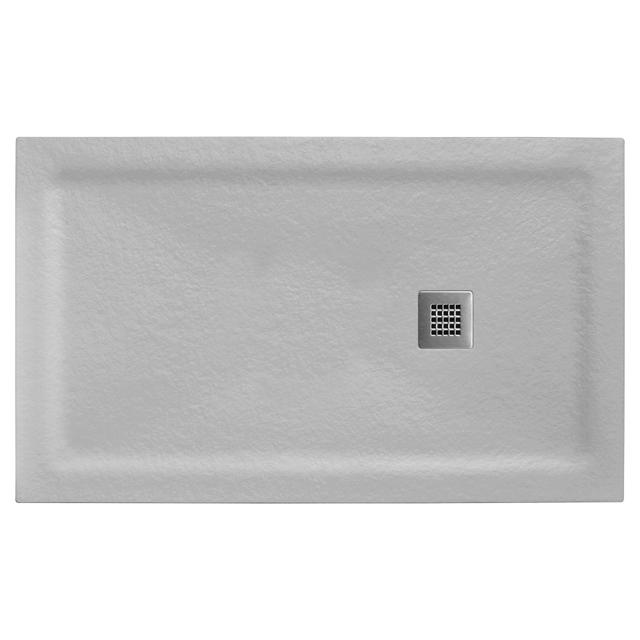 PIATTO DOCCIA NATURE PLUS EFFETTO PIETRA MARMORESINA GRIGIO 80x140cm H 2,7 cm PILETTA Ø 90 mm | Tecnomat PIATTO DOCCIA NATURE PLUS EFFETTO PIETRA MARMORESINA GRIGIO 80x140cm H 2,7 cm PILETTA Ø 90 mm | Tecnomat