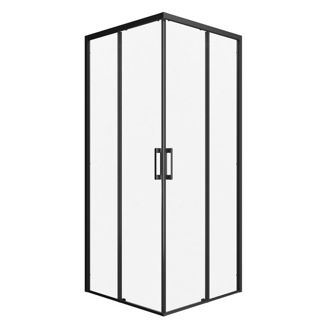 LATO PER ANGOLO FILA (87-89) H 200 cm SINISTRA VETRO TRASPARENTE 6 mm PROFILI NERI | Tecnomat LATO PER ANGOLO FILA (87-89) H 200 cm SINISTRA VETRO TRASPARENTE 6 mm PROFILI NERI | Tecnomat