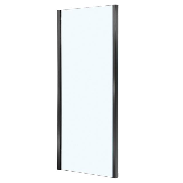 LATO FISSO FENIS 68-70 cm H 190 cm VETRO TEMPERATO TRASPARENTE 6mm PROFILI METALLO NERO | Tecnomat LATO FISSO FENIS 68-70 cm H 190 cm VETRO TEMPERATO TRASPARENTE 6mm PROFILI METALLO NERO | Tecnomat