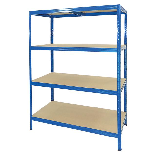 SCAFFALE LEGNO/METALLO 4 RIPIANI 250 kg BLU AD INCASTRO 120x180x45 cm (LxHxP) | Tecnomat SCAFFALE LEGNO/METALLO 4 RIPIANI 250 kg BLU AD INCASTRO 120x180x45 cm (LxHxP) | Tecnomat