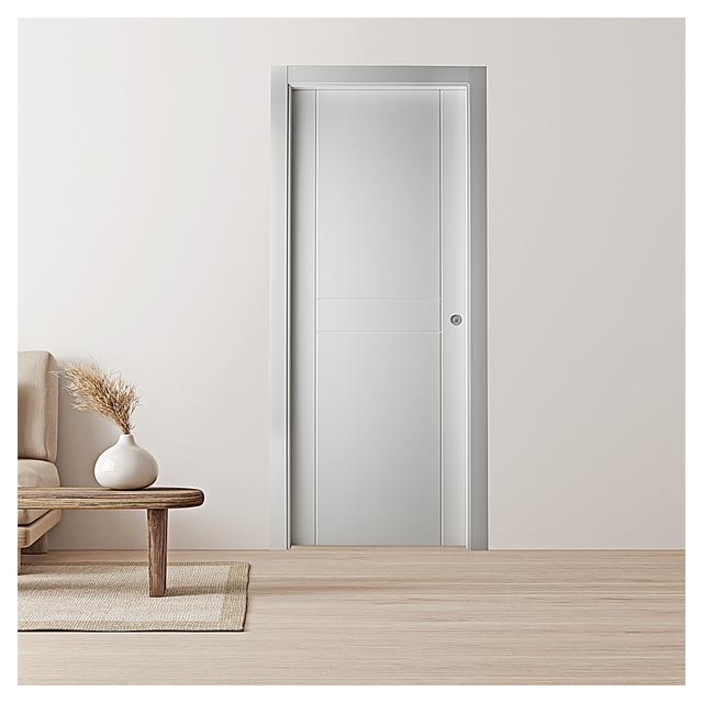 PORTA DA INTERNO SCORREVOLE INTERNO MURO AMERICA 70x210 cm (LxH) REVERSIBILE | Tecnomat PORTA DA INTERNO SCORREVOLE INTERNO MURO AMERICA 70x210 cm (LxH) REVERSIBILE | Tecnomat