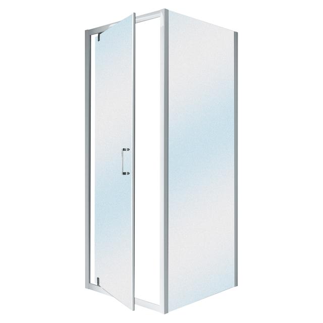 PORTA DOCCIA ADENIA BATTENTE (87-91) VETRO TEMPERATO STAMPATO 6 mm PROFILI BIANCO | Tecnomat PORTA DOCCIA ADENIA BATTENTE (87-91) VETRO TEMPERATO STAMPATO 6 mm PROFILI BIANCO | Tecnomat