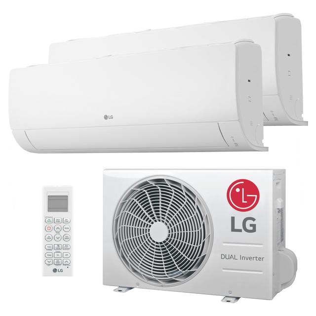 CONDIZIONATORE LG DUAL 9000+12000 BTU SERIE RM WI-FI A++/A+ EER 4,1 COP 4,38 | Tecnomat CONDIZIONATORE LG DUAL 9000+12000 BTU SERIE RM WI-FI A++/A+ EER 4,1 COP 4,38 | Tecnomat
