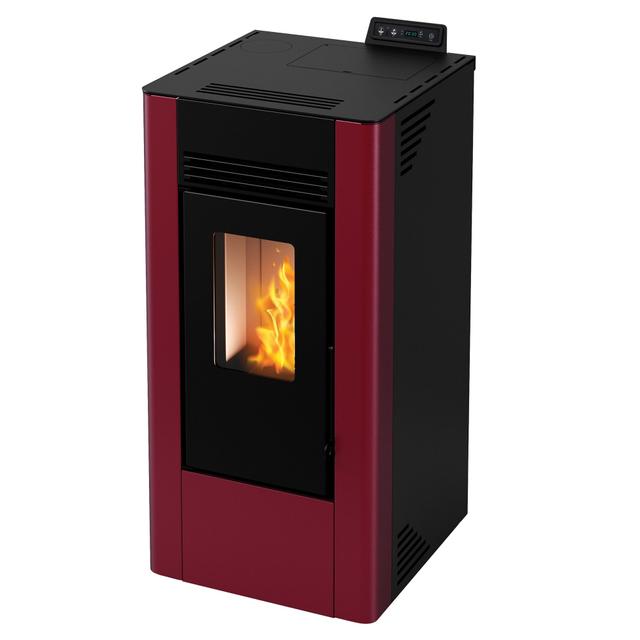 STUFA A PELLET AD ARIA LINEAVZ LONDRA UP 9 7,92 KW BORDEAUX CON KIT SANIFICAZIONE ARIA | Tecnomat STUFA A PELLET AD ARIA LINEAVZ LONDRA UP 9 7,92 KW BORDEAUX CON KIT SANIFICAZIONE ARIA | Tecnomat