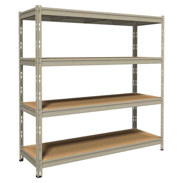SCAFFALE LEGNO/METALLO 4 RIPIANI 300kg GRIGIO VERNICIATO INCASTRO 160x180x50 cm (LxHxP) | Tecnomat SCAFFALE LEGNO/METALLO 4 RIPIANI 300kg GRIGIO VERNICIATO INCASTRO 160x180x50 cm (LxHxP) | Tecnomat
