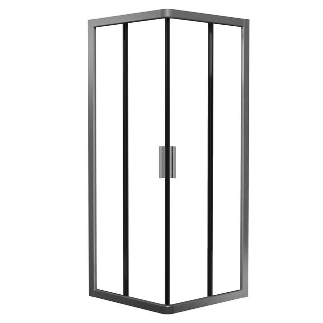 LATO PER ANGOLO ANLAIR (64-68) H190cm VETRO TEMPERATO TRASPARENTE 6mm PROFILI CROMATI | Tecnomat LATO PER ANGOLO ANLAIR (64-68) H190cm VETRO TEMPERATO TRASPARENTE 6mm PROFILI CROMATI | Tecnomat