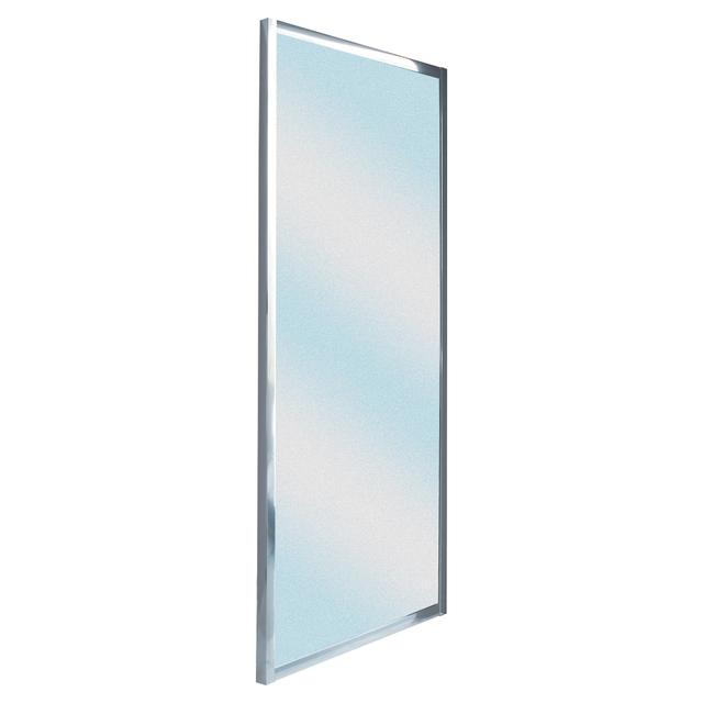LATO FISSO QUATTRO (77-79) H190cm PROFILI CROMO VETRO TEMPERATO STAMPATO 4mm | Tecnomat LATO FISSO QUATTRO (77-79) H190cm PROFILI CROMO VETRO TEMPERATO STAMPATO 4mm | Tecnomat
