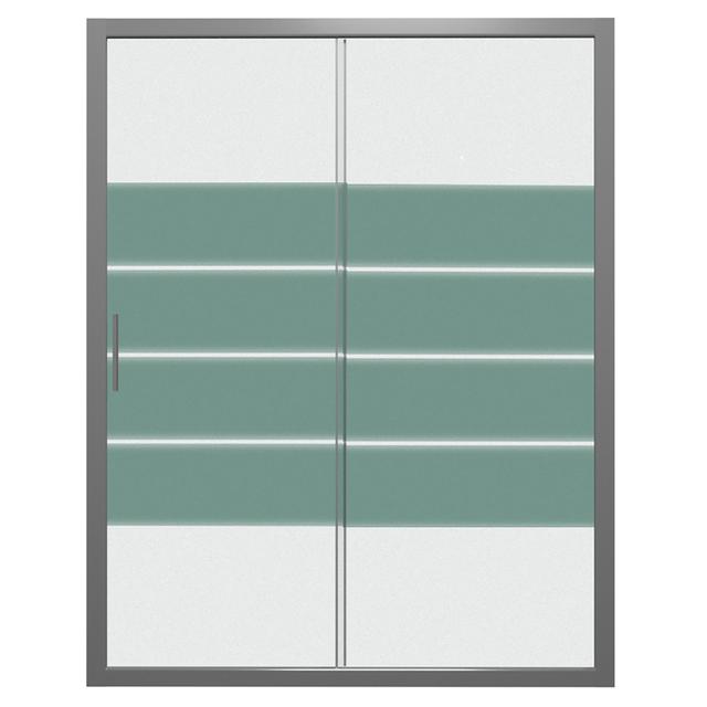 PORTA DOCCIA FLORA SCORREVOLE (108-116) H190cm VETRO TEMPERATO 6mm SERIGRAFATO PROFILI CROMATI | Tecnomat PORTA DOCCIA FLORA SCORREVOLE (108-116) H190cm VETRO TEMPERATO 6mm SERIGRAFATO PROFILI CROMATI | Tecnomat