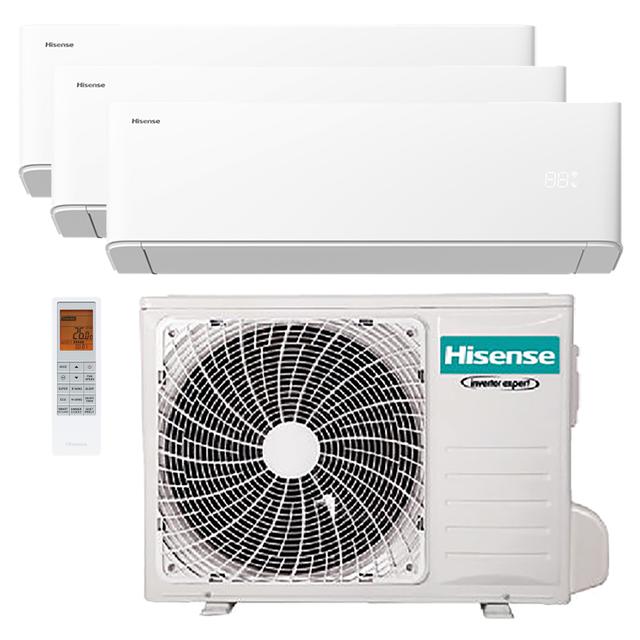 CONDIZIONATORE HISENSE TRIAL 9000+9000+ 12000 BTU UNIAIR WIFI EER 4,29 COP 4,49 A++/A++ | Tecnomat CONDIZIONATORE HISENSE TRIAL 9000+9000+ 12000 BTU UNIAIR WIFI EER 4,29 COP 4,49 A++/A++ | Tecnomat