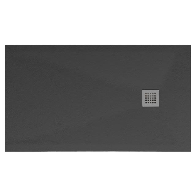 PIATTO DOCCIA SERIE SWING IN MARMORESINA ANTRACITE 70x120 cm H 2,7cm PILETTA Ø 90 mm | Tecnomat PIATTO DOCCIA SERIE SWING IN MARMORESINA ANTRACITE 70x120 cm H 2,7cm PILETTA Ø 90 mm | Tecnomat