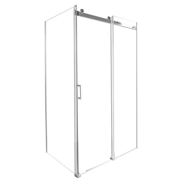 LATO FISSO EWALU 70 cm H 195 cm VETRO TEMPERATO 8 mm TRASPARENTE PROFILI CROMATI | Tecnomat LATO FISSO EWALU 70 cm H 195 cm VETRO TEMPERATO 8 mm TRASPARENTE PROFILI CROMATI | Tecnomat