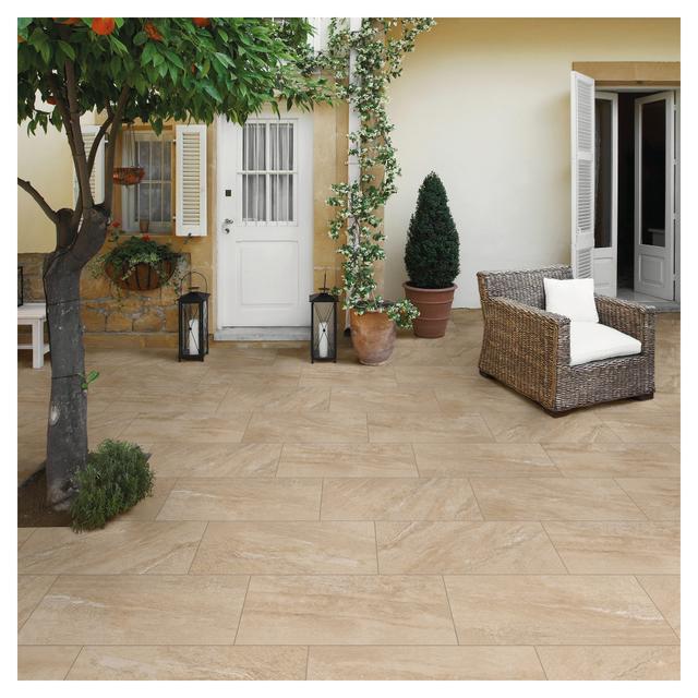 PAVIMENTO ESTERNO ROCK BEIGE 30,8x61,5x0,8 cm R11 PEI 4 GRES PORCELLANATO | Tecnomat PAVIMENTO ESTERNO ROCK BEIGE 30,8x61,5x0,8 cm R11 PEI 4 GRES PORCELLANATO | Tecnomat