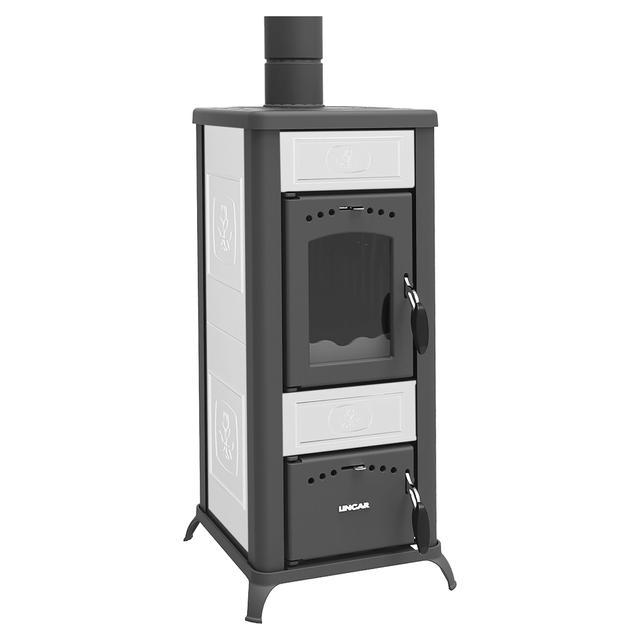 STUFA A LEGNA LINCAR ALICE 480 5,6 kW BIANCA | Tecnomat STUFA A LEGNA LINCAR ALICE 480 5,6 kW BIANCA | Tecnomat
