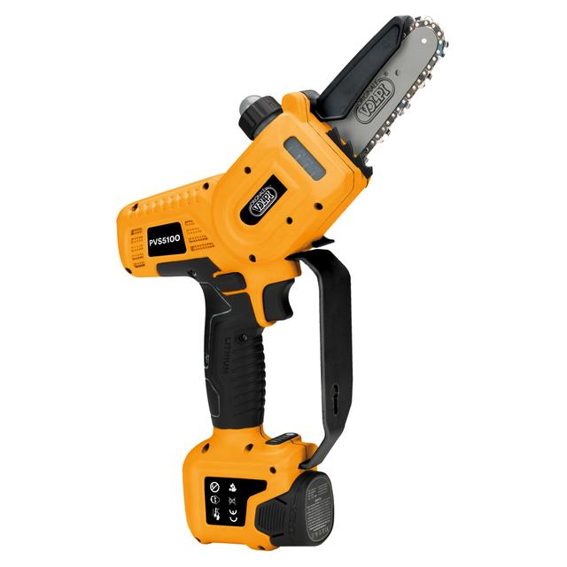 MINI MOTOSEGA A BATTERIA VOLPI 14,4V PVS 5100 BRUSHLESS CATENA 1/4" BARRA 5" BATTERIA 2,5 Ah | Tecnomat MINI MOTOSEGA A BATTERIA VOLPI 14,4V PVS 5100 BRUSHLESS CATENA 1/4" BARRA 5" BATTERIA 2,5 Ah | Tecnomat