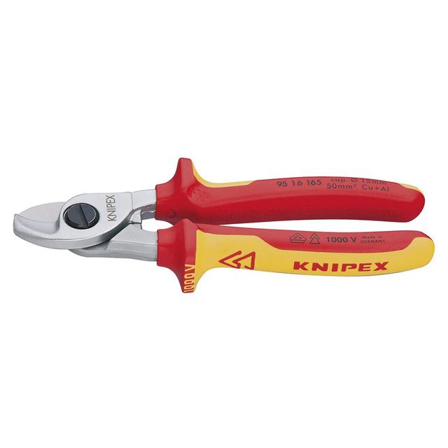 CESOIA ISOLATA VDE KNIPEX 1000 V 165 mm PER CAVI ELETTRICI | Tecnomat CESOIA ISOLATA VDE KNIPEX 1000 V 165 mm PER CAVI ELETTRICI | Tecnomat