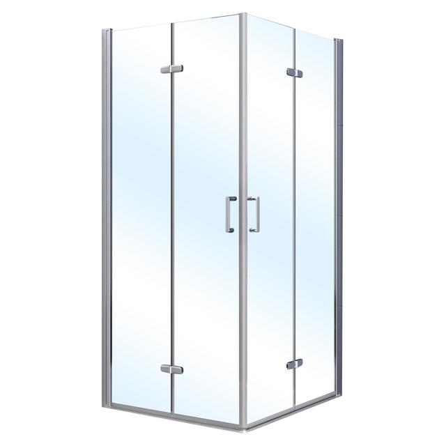 LATO PER ANGOLO VENERE PIEGHEVOLE 97-99 H190cm VETRO TEMPERATO TRASPARENTE 6 mm CROMATO | Tecnomat LATO PER ANGOLO VENERE PIEGHEVOLE 97-99 H190cm VETRO TEMPERATO TRASPARENTE 6 mm CROMATO | Tecnomat