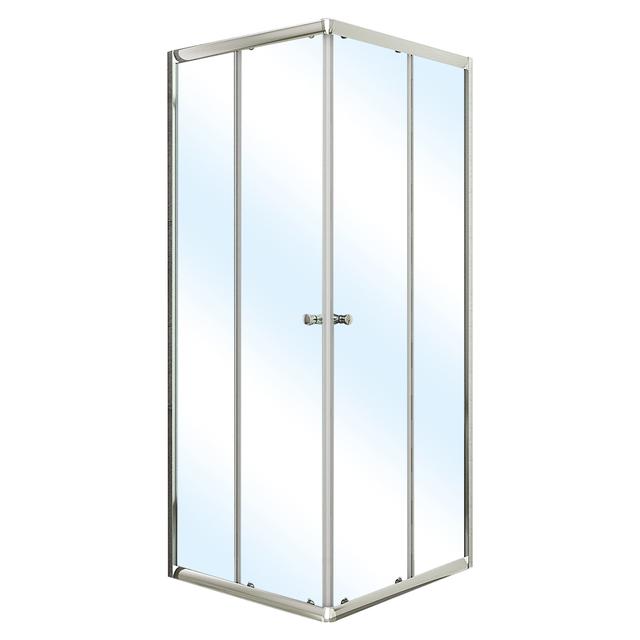 BOX DOCCIA SMART (77-79)x(77-79) cm VETRO TEMPERATO TRASPARENTE 5mm PROFILI ALLUMINIO CROMO | Tecnomat BOX DOCCIA SMART (77-79)x(77-79) cm VETRO TEMPERATO TRASPARENTE 5mm PROFILI ALLUMINIO CROMO | Tecnomat