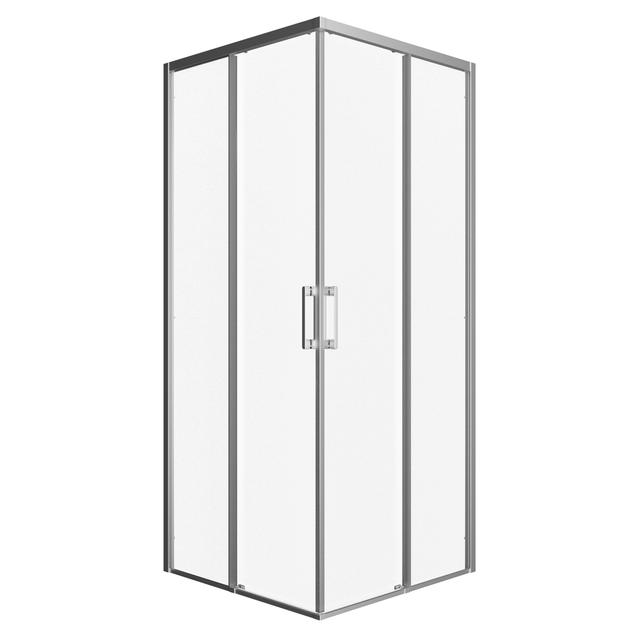 LATO PER ANGOLO FILA (87-89) H 200 cm DESTRA VETRO TRASPARENTE 6 mm PROFILI ARGENTO LUCIDO | Tecnomat LATO PER ANGOLO FILA (87-89) H 200 cm DESTRA VETRO TRASPARENTE 6 mm PROFILI ARGENTO LUCIDO | Tecnomat