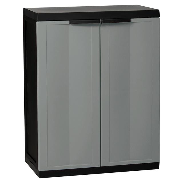 ARMADIO IN RESINA PLASTMECCANICA 2 ANTE 1 RIPIANO 85x65x37 cm GRIGIO SCURO | Tecnomat ARMADIO IN RESINA PLASTMECCANICA 2 ANTE 1 RIPIANO 85x65x37 cm GRIGIO SCURO | Tecnomat