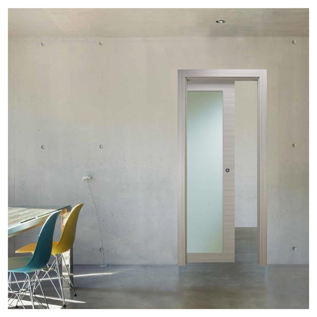 PORTA DA INTERNO SCORREVOLE INTERNO MURO BEA ZANINI 70x210 cm (LxH) REVERSIBILE | Tecnomat PORTA DA INTERNO SCORREVOLE INTERNO MURO BEA ZANINI 70x210 cm (LxH) REVERSIBILE | Tecnomat