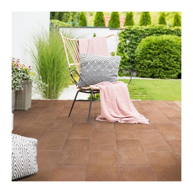 PAVIMENTO ESTERNO CAPRI ROSSO 20x40x0,74 cm PEI4 R10 GRES PORCELLANATO | Tecnomat PAVIMENTO ESTERNO CAPRI ROSSO 20x40x0,74 cm PEI4 R10 GRES PORCELLANATO | Tecnomat