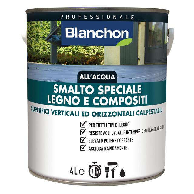 SMALTO LEGNO E COMPOSITI BLANCHON 4 l VERTICALE E ORIZZONTALE BIANCO | Tecnomat SMALTO LEGNO E COMPOSITI BLANCHON 4 l VERTICALE E ORIZZONTALE BIANCO | Tecnomat