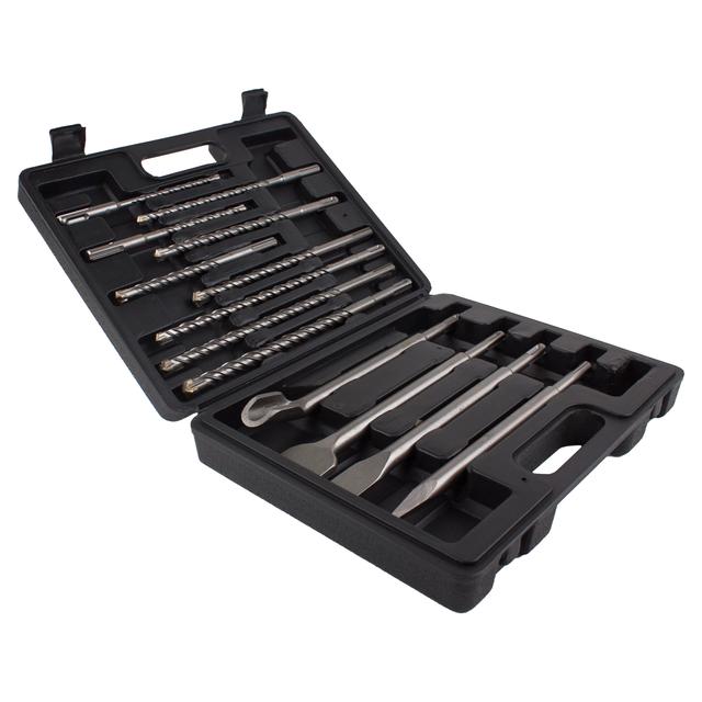 SET 9 PUNTE SDS PLUS E 4 SCALPELLI PER MURO | Tecnomat SET 9 PUNTE SDS PLUS E 4 SCALPELLI PER MURO | Tecnomat