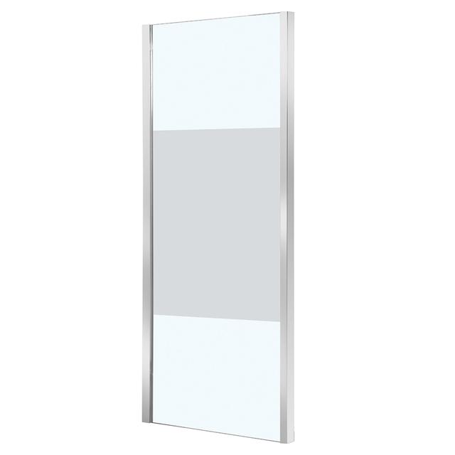 LATO FISSO FENIS 68-70 cm H 190 cm VETRO TEMPERATO SERIGRAFATO 6mm PROFILI METALLO CROMATO | Tecnomat LATO FISSO FENIS 68-70 cm H 190 cm VETRO TEMPERATO SERIGRAFATO 6mm PROFILI METALLO CROMATO | Tecnomat