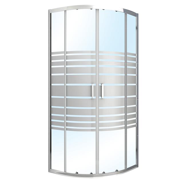 BOX DOCCIA GREEN (77-79)x(77-79) cm VETRO TEMPERATO SERIGRAFATO 6mm PROFILI ALLUMINIO CROMO | Tecnomat BOX DOCCIA GREEN (77-79)x(77-79) cm VETRO TEMPERATO SERIGRAFATO 6mm PROFILI ALLUMINIO CROMO | Tecnomat