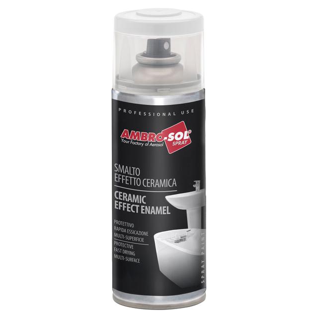 SMALTO SPRAY AMBROSOL EFFETTO CERAMICA BIANCO 400 ml 5 m² CON 1 l | Tecnomat SMALTO SPRAY AMBROSOL EFFETTO CERAMICA BIANCO 400 ml 5 m² CON 1 l | Tecnomat