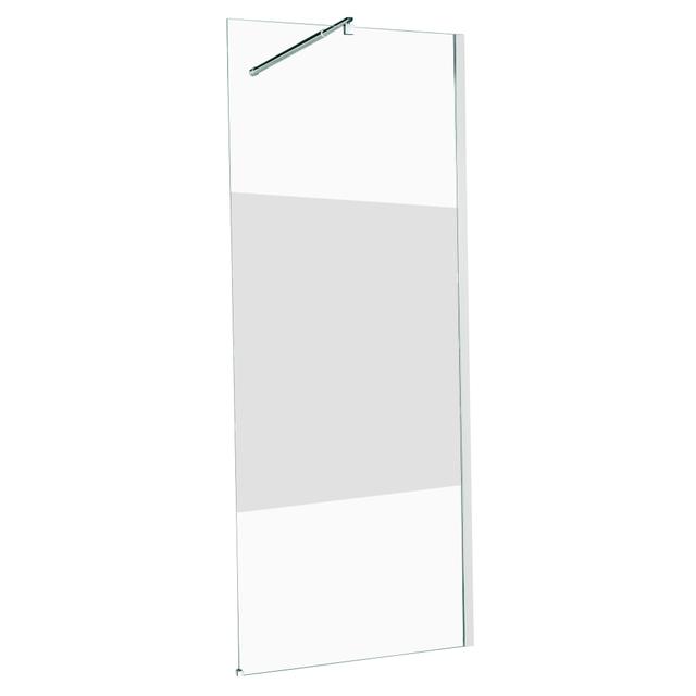 WALK IN SEPARE 120 cm H 200 cm VETRO TEMPERATO SERIGRAFATO 6 mm PROFILI ALLUMINIO CROMATO | Tecnomat WALK IN SEPARE 120 cm H 200 cm VETRO TEMPERATO SERIGRAFATO 6 mm PROFILI ALLUMINIO CROMATO | Tecnomat