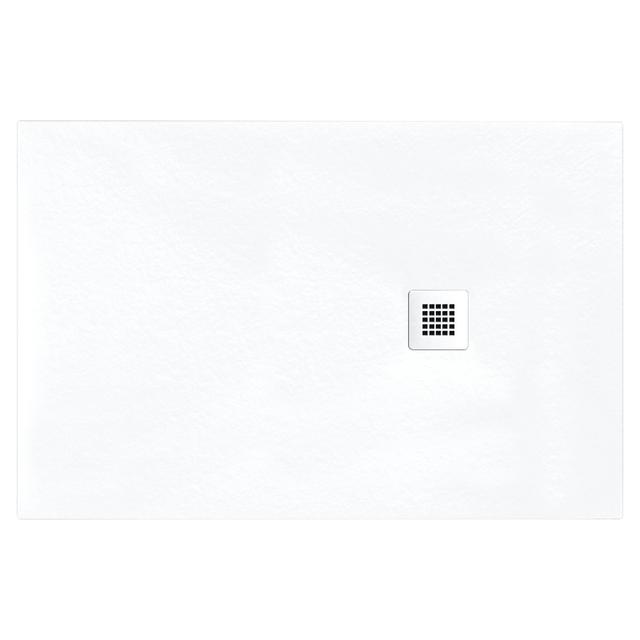 PIATTO DOCCIA NATURE EFFETTO PIETRA IN MARMORESINA BIANCO 80x80 cm H 2,5 cm PILETTA Ø 90 mm | Tecnomat PIATTO DOCCIA NATURE EFFETTO PIETRA IN MARMORESINA BIANCO 80x80 cm H 2,5 cm PILETTA Ø 90 mm | Tecnomat