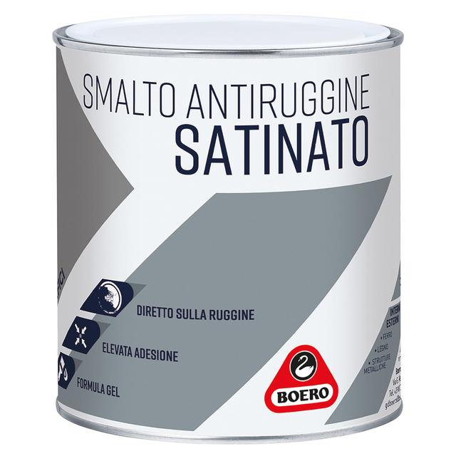 SMALTO ANTIRUGGINE GEL BOERO SATINATO BIANCO 0,75 l 10-12 m² x 1 l PRONTO USO | Tecnomat SMALTO ANTIRUGGINE GEL BOERO SATINATO BIANCO 0,75 l 10-12 m² x 1 l PRONTO USO | Tecnomat