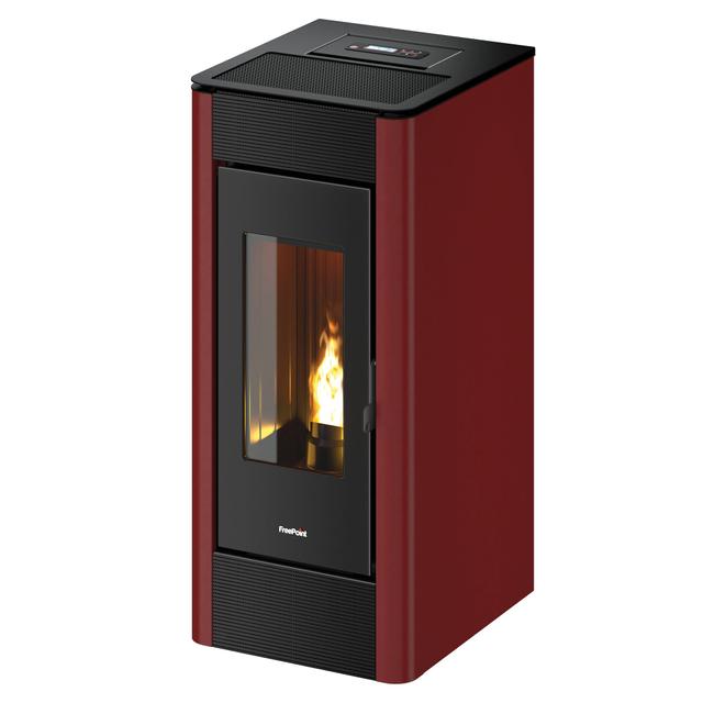 STUFA PELLET AD ARIA FREEPOINT INDACO 11 10 kW BORDEAUX | Tecnomat STUFA PELLET AD ARIA FREEPOINT INDACO 11 10 kW BORDEAUX | Tecnomat