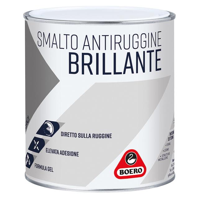 SMALTO ANTIRUGGINE GEL BOERO BRILLANTE BIANCO 0,75 l ESTERNO 9-11 m² CON 1 l | Tecnomat SMALTO ANTIRUGGINE GEL BOERO BRILLANTE BIANCO 0,75 l ESTERNO 9-11 m² CON 1 l | Tecnomat