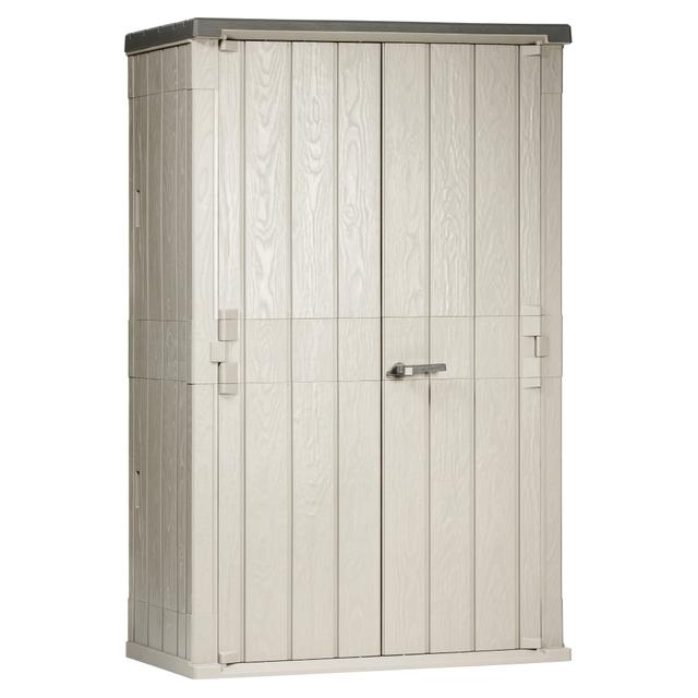 ARMADIO DA ESTERNO IN RESINA DUE ANTE LUCCHETTABILE 130x75,5x206cm 1670 l | Tecnomat ARMADIO DA ESTERNO IN RESINA DUE ANTE LUCCHETTABILE 130x75,5x206cm 1670 l | Tecnomat