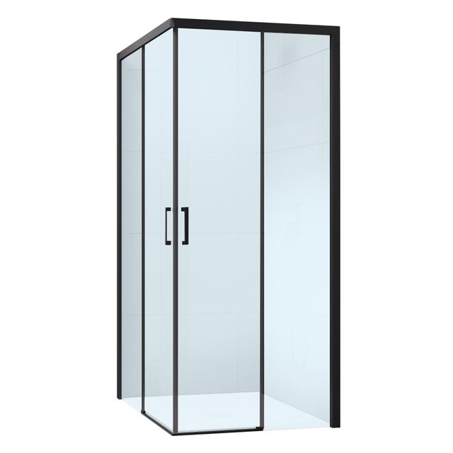 LATO FISSO PRIMA (77,5-79,5) H195 cm SINISTRO VETRO TRASPARENTE 6 mm PROFILI NERI | Tecnomat LATO FISSO PRIMA (77,5-79,5) H195 cm SINISTRO VETRO TRASPARENTE 6 mm PROFILI NERI | Tecnomat