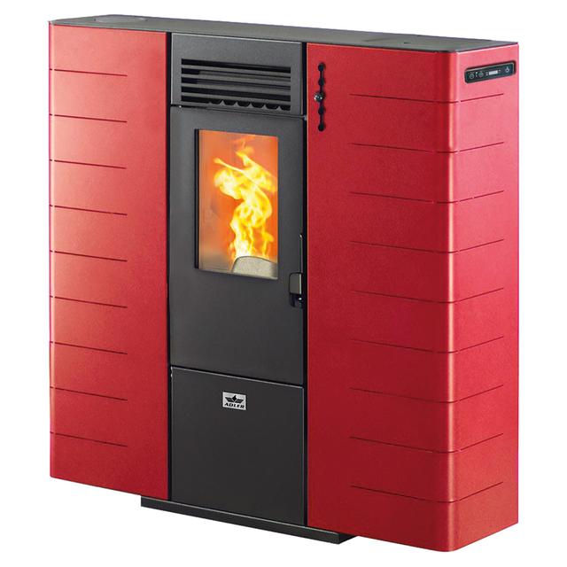STUFA A PELLET AD ARIA ADLER IRIS 10 CANALIZZATA 9,01 kW BORDEAUX | Tecnomat STUFA A PELLET AD ARIA ADLER IRIS 10 CANALIZZATA 9,01 kW BORDEAUX | Tecnomat