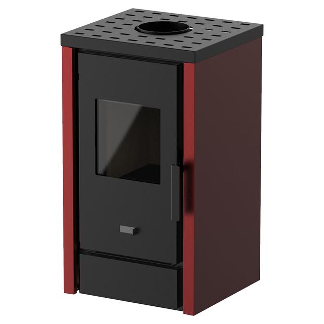 STUFA A LEGNA PUNTOFUOCO FILIPA 6 kW ROSSA | Tecnomat STUFA A LEGNA PUNTOFUOCO FILIPA 6 kW ROSSA | Tecnomat