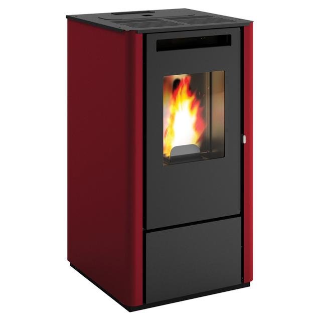 STUFA A PELLET AD ARIA PUNTO FUOCO LOREN 8 kW ROSSA | Tecnomat STUFA A PELLET AD ARIA PUNTO FUOCO LOREN 8 kW ROSSA | Tecnomat