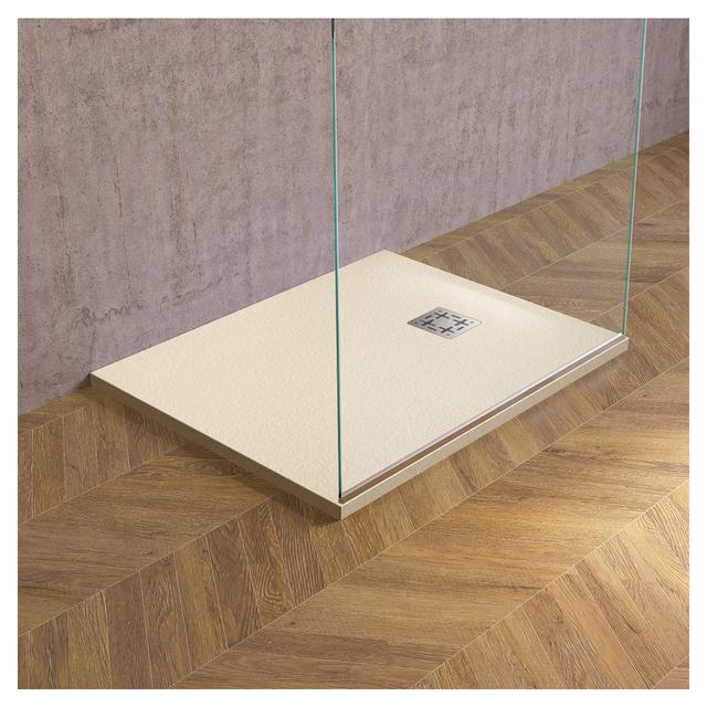 PIATTO DOCCIA EFFETTO PIETRA MARMORESINA TORTORA 70x90 cm H 3 cm PILETTA Ø 90 mm | Tecnomat PIATTO DOCCIA EFFETTO PIETRA MARMORESINA TORTORA 70x90 cm H 3 cm PILETTA Ø 90 mm | Tecnomat