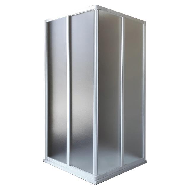 BOX DOCCIA BAHAMAS QUADRATO 68-79x68-79 H185 cm VETRO TEMPERATO 3mm STAMPATO PROFILI BIANCHI | Tecnomat BOX DOCCIA BAHAMAS QUADRATO 68-79x68-79 H185 cm VETRO TEMPERATO 3mm STAMPATO PROFILI BIANCHI | Tecnomat