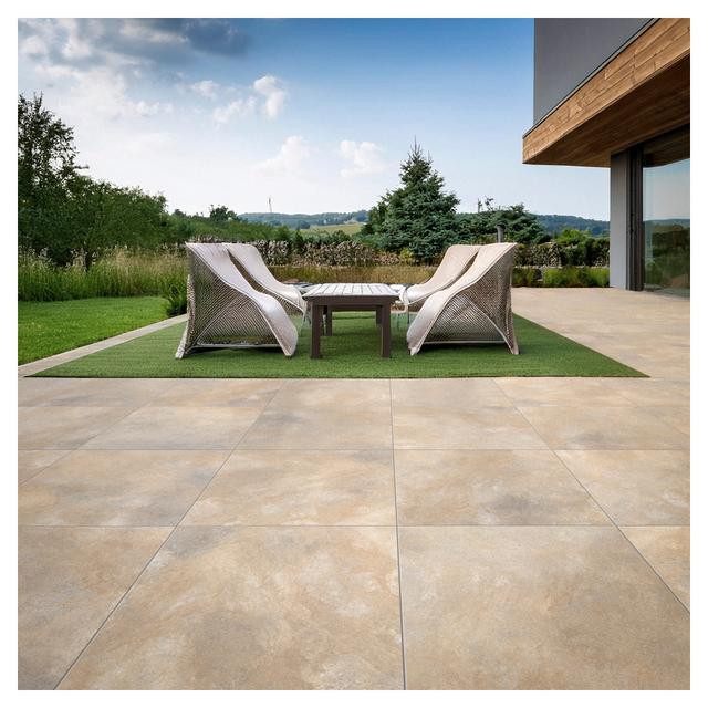 PAVIMENTO ESTERNO ASPEN GOLD 60,5x60,5x2 cm PEI 4 R10 RETT GRES PORCELLANATO | Tecnomat PAVIMENTO ESTERNO ASPEN GOLD 60,5x60,5x2 cm PEI 4 R10 RETT GRES PORCELLANATO | Tecnomat