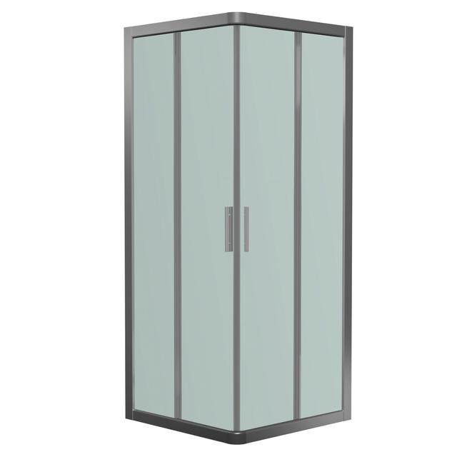 LATO PER ANGOLO MERCURIO (80-84) H190cm VETRO TEMPERATO SATINATO 6mm PROFILI CROMATI | Tecnomat LATO PER ANGOLO MERCURIO (80-84) H190cm VETRO TEMPERATO SATINATO 6mm PROFILI CROMATI | Tecnomat