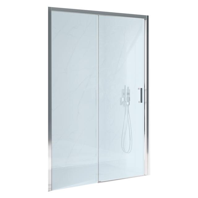PORTA PRIMA SCORREVOLE 137-141 H195 cm SINISTRA VETRO TRASPARENTE 6 mm PROFILI CROMO LUCIDO | Tecnomat PORTA PRIMA SCORREVOLE 137-141 H195 cm SINISTRA VETRO TRASPARENTE 6 mm PROFILI CROMO LUCIDO | Tecnomat