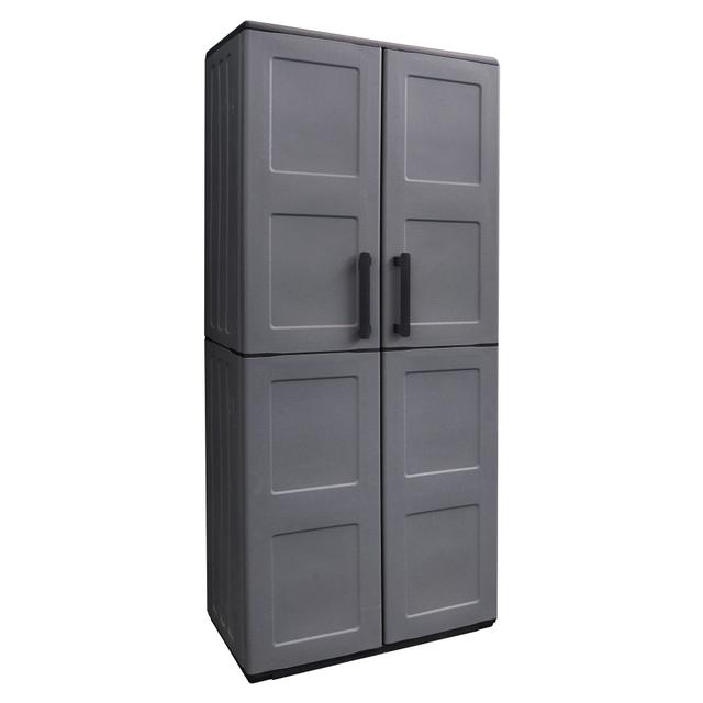 ARMADIO IN RESINA ART PLAST 2 ANTE PORTASCOPE 68x163x37 cm GRIGIO | Tecnomat ARMADIO IN RESINA ART PLAST 2 ANTE PORTASCOPE 68x163x37 cm GRIGIO | Tecnomat